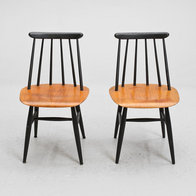 STOLAR, 2 st, "Fanett", Ilmari Tapiovaara, Edsbyverken, 1950-tal.