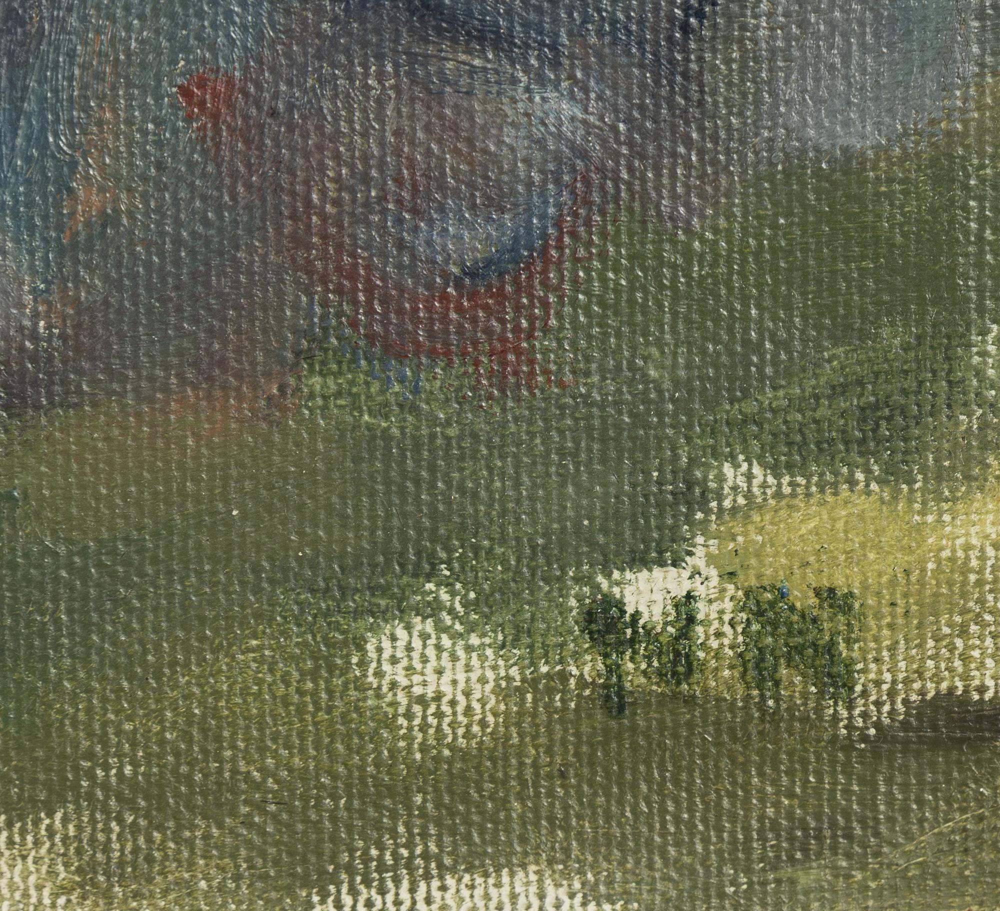 Nils Nilsson, olja på duk, signerad NN.