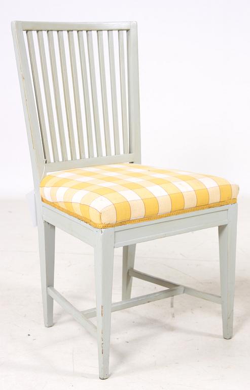 STOLAR, 4 st, gustavianska provinsarbeten, 1700/1800-tal.