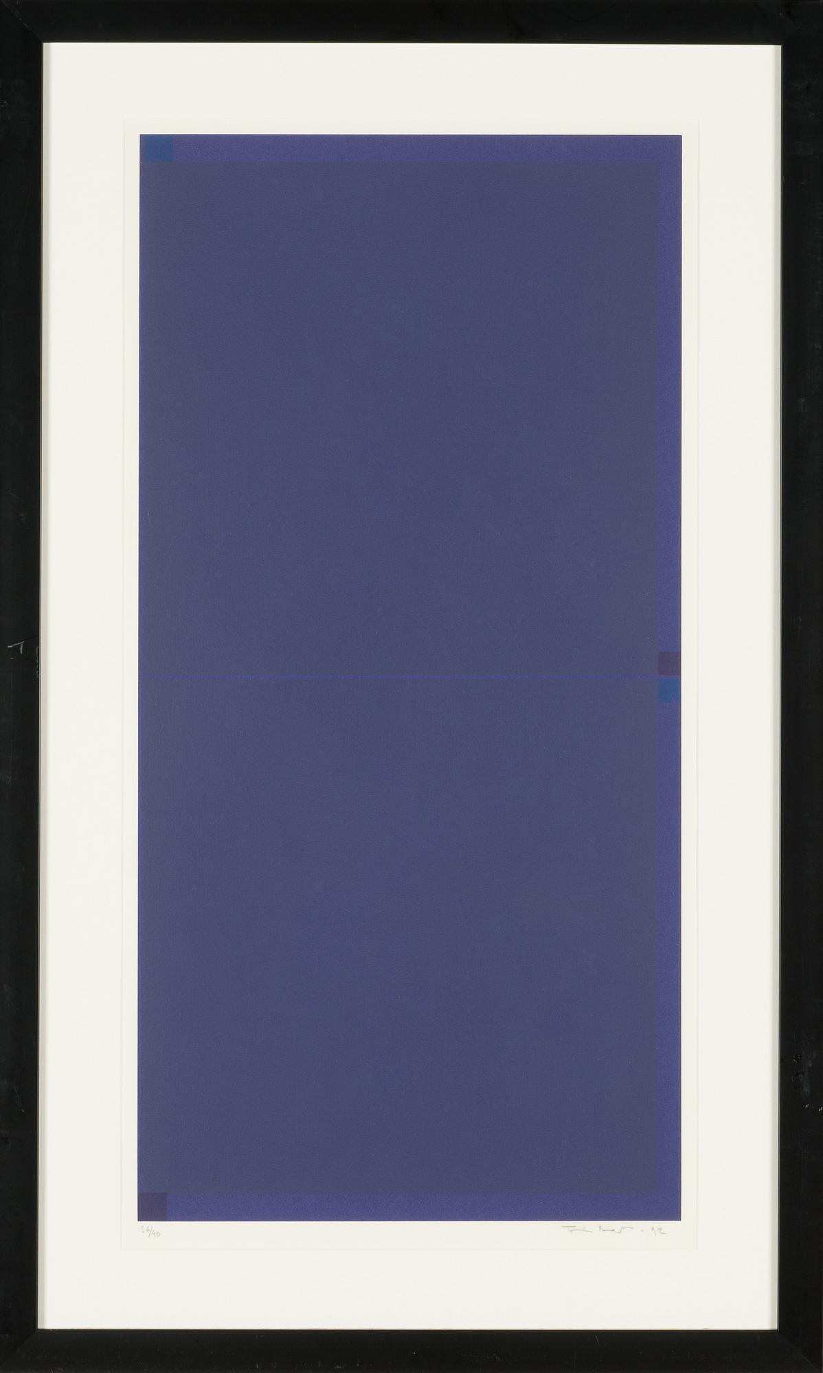 Timo Aalto, serigrafi, signerad och daterad -92, numrerad 36/40.