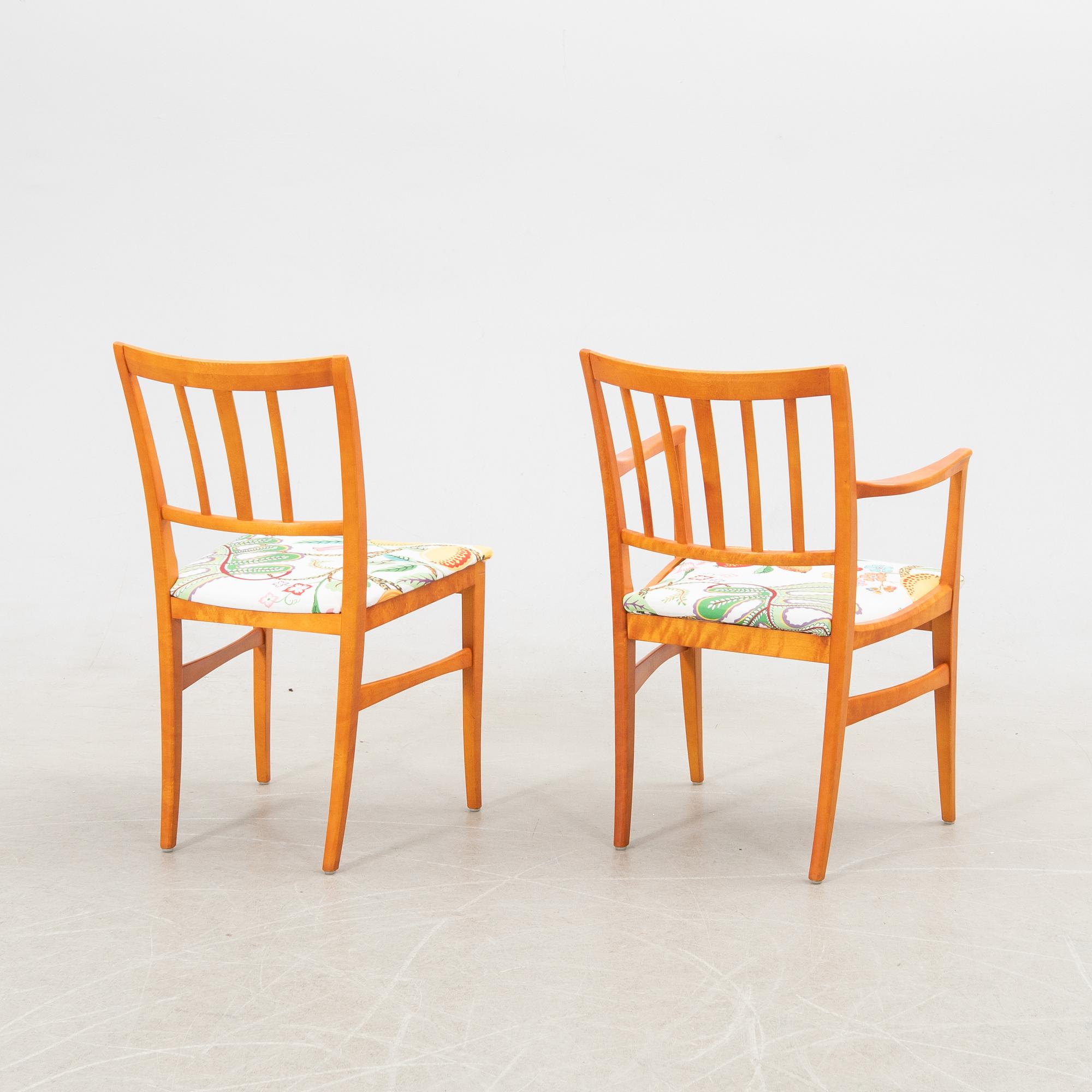 Carl Malmsten, matbord med 10 stolar, "Talavid", 1900-talets slut.