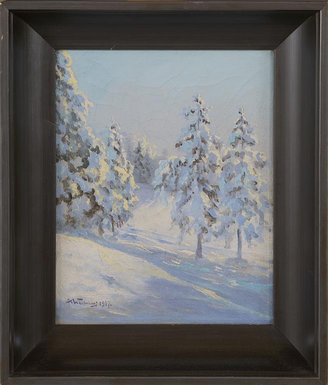 Alexander Wilhelms, olja på duk, signerad och daterad 1937.