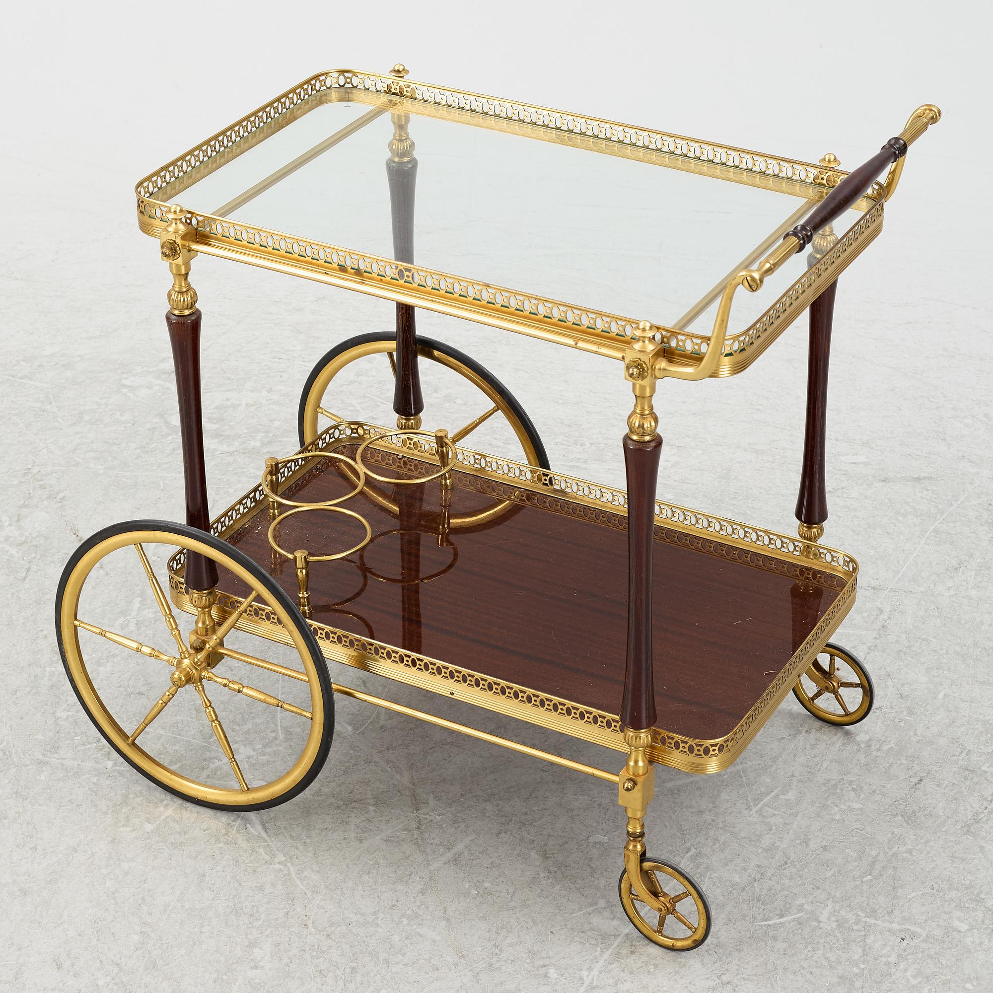 Serving cart, second half of the 20th century.