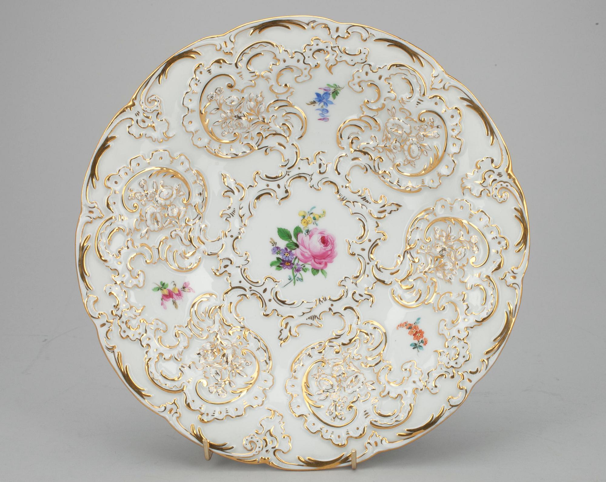 SKÅLFAT, porslin, Meissen, 1900-tal.