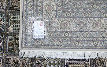 A silk carpet, Kashmir, approx. 370 x 272 cm.
