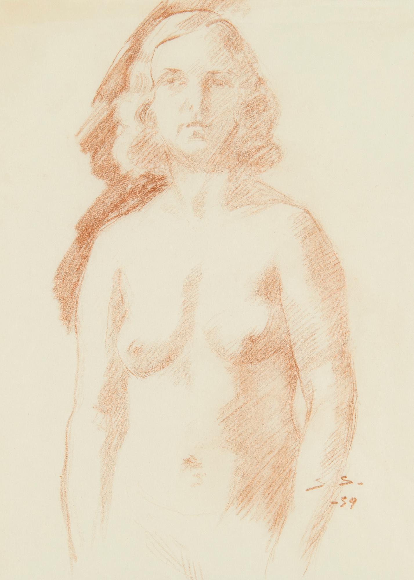 Santeri Salokivi, Nude model.