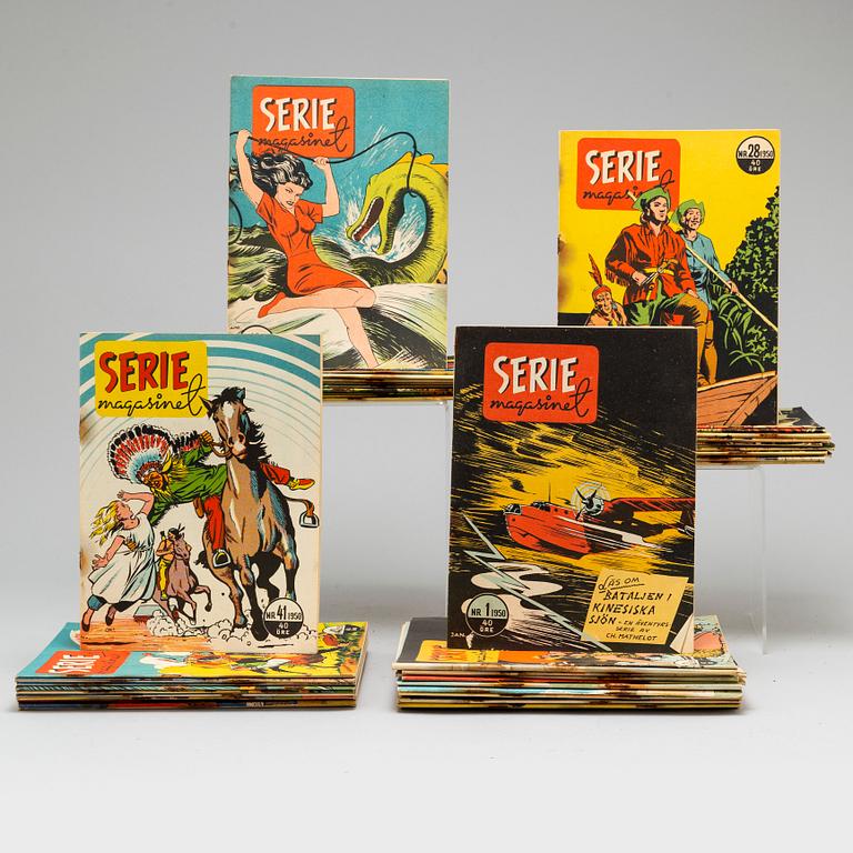 51 Seriemegasinet magazines, 1950.