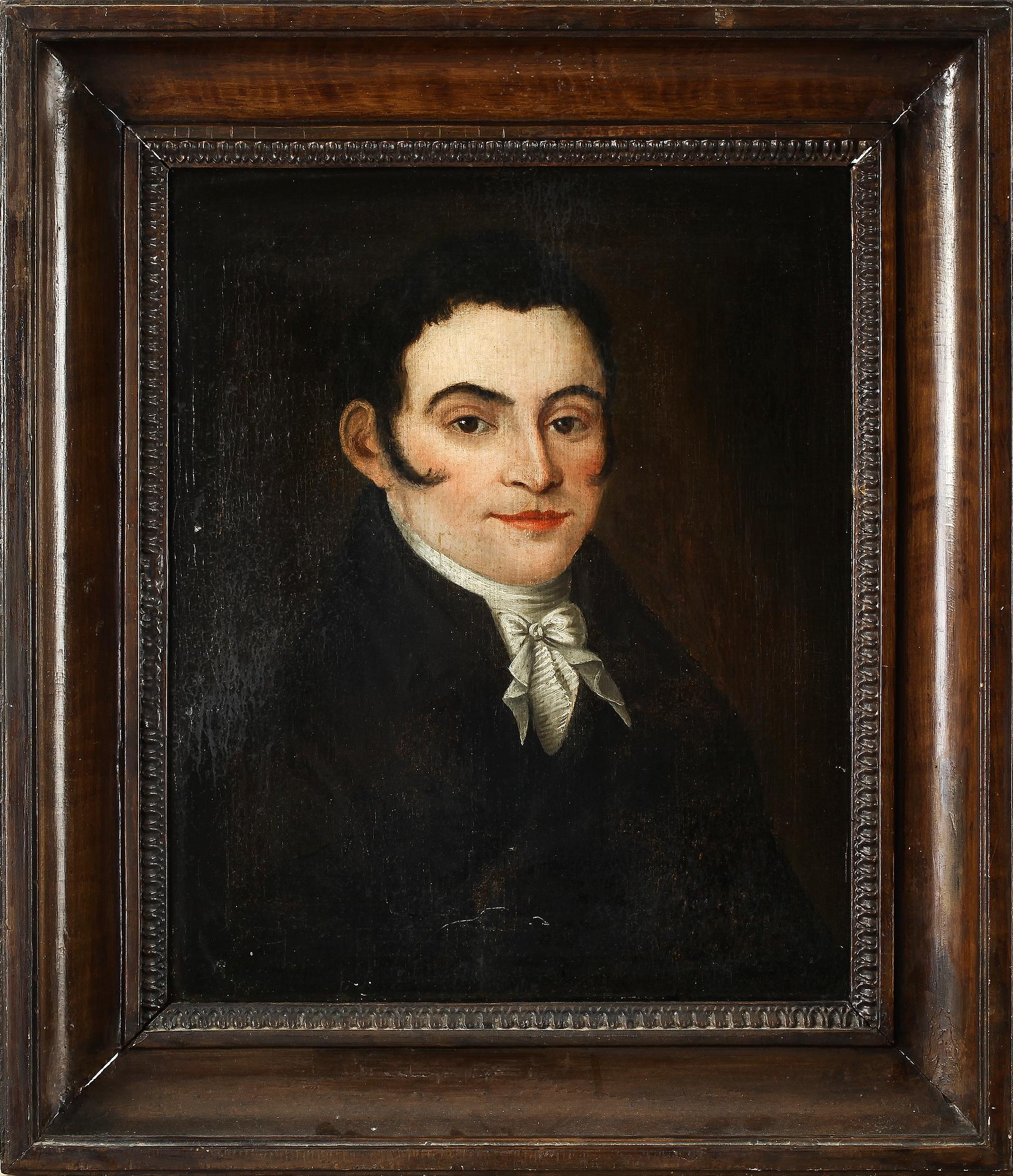 OKÄND KONSTNÄR, olja på duk, 1800-tal.