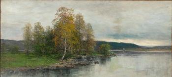 Severin Nilson, Lakeside Landscape.