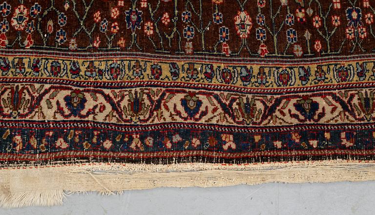 Matto, antique Qashqai, "Mille fleurs", ca 267-269 x 180,5-186,5 cm.
