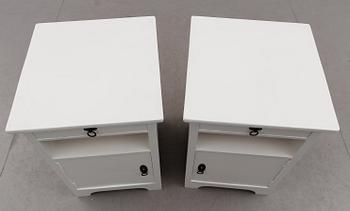 SÄNGBORD, 1 par, 1900-talets första hälft.