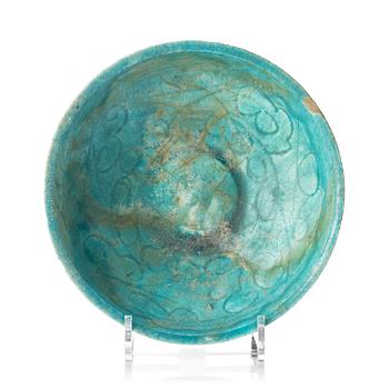 399. A Kashan lustre pottery Bowl, Persia, 13-14th century.