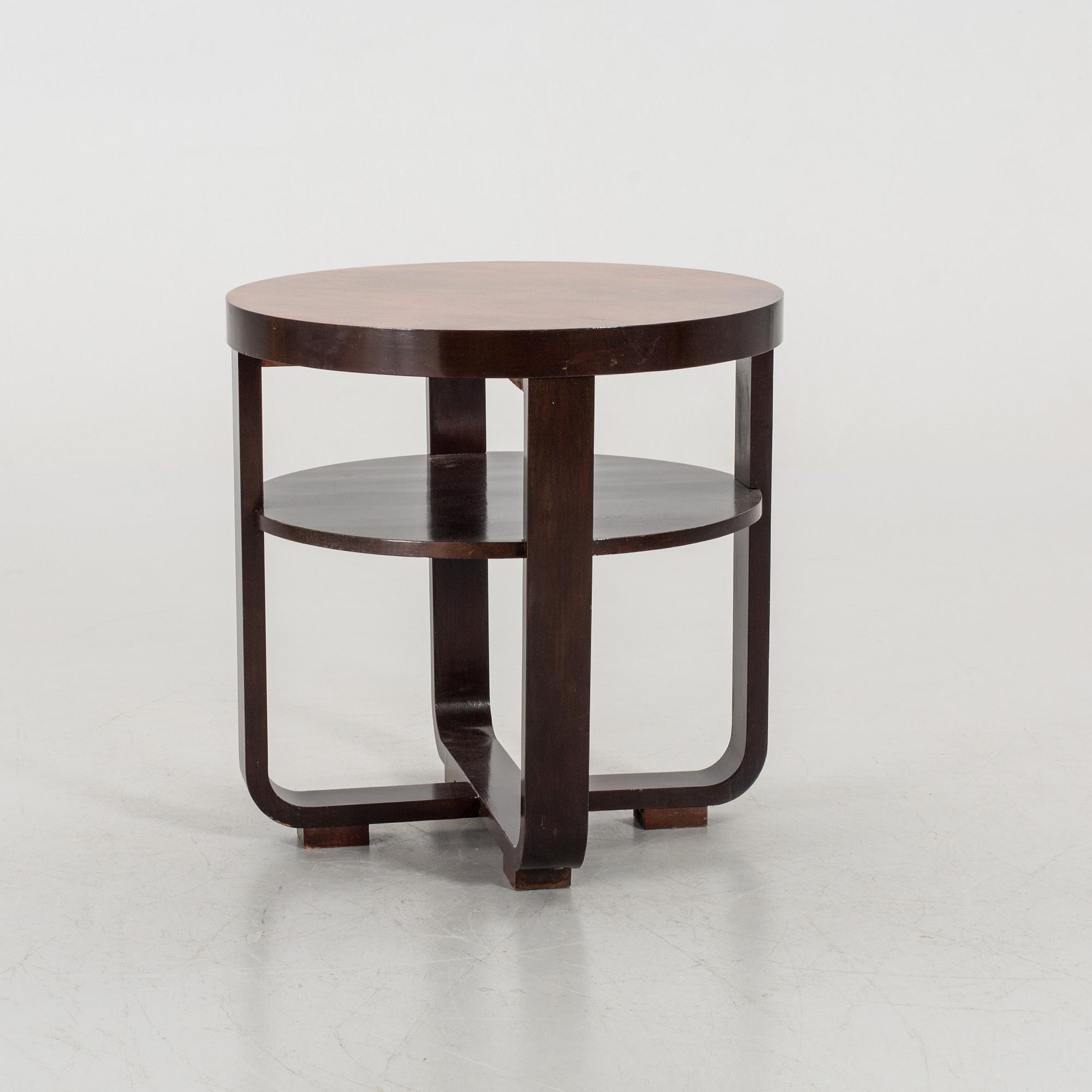 A mid 1900's art deco-style table.