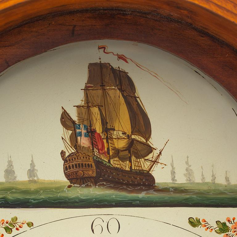 A Scottish mahogany long-case clock by John Smith, Pittenweem, 19th Century.