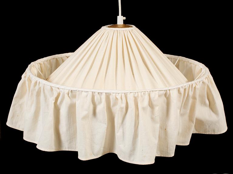 TAKLAMPA, modell 2560, Josef Frank, Firma Svenskt Tenn, höjd ca 30 cm exklusive sladd.