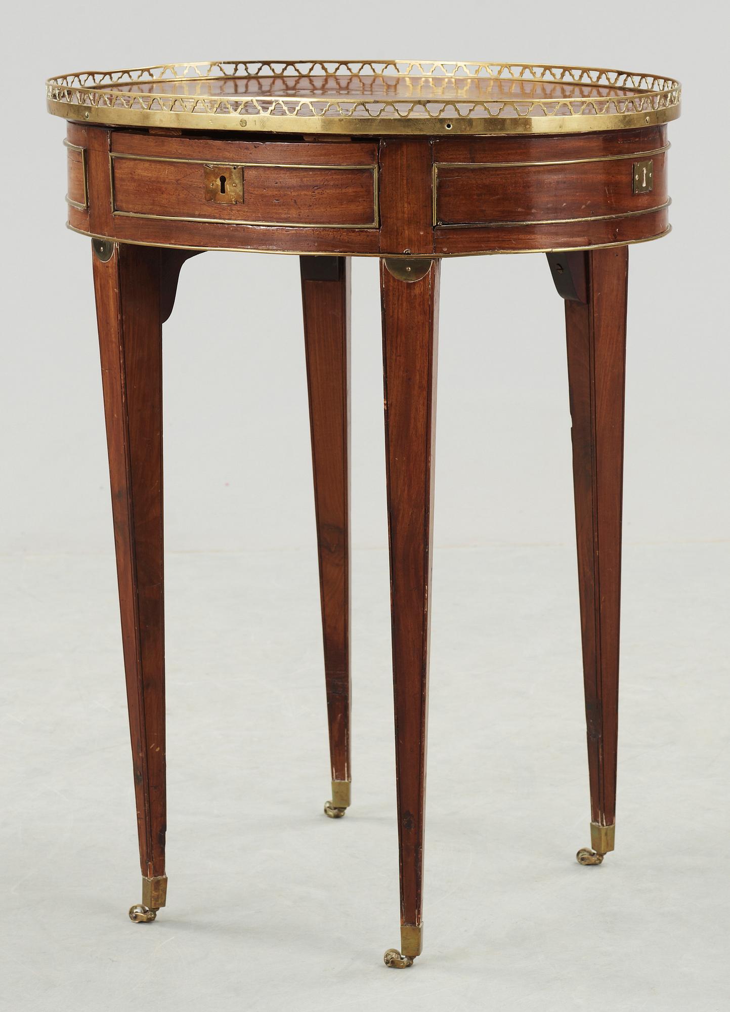 DAMARBETSBORD, sengustavianskt, 1700/1800-tal.