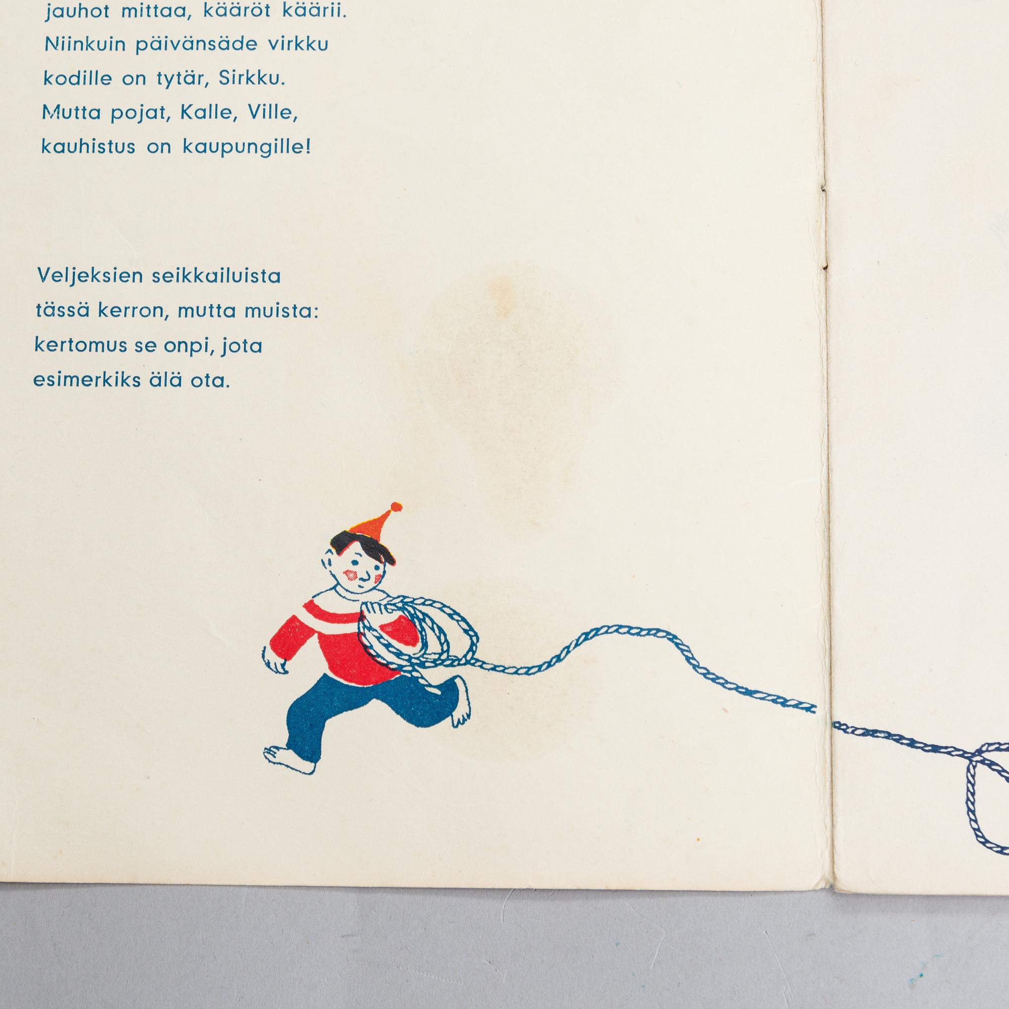 A children's book illustrated by Tove Jansson, text by Carolus Sjöstedt ...