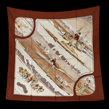 SCARF, siden, "Grønland", design Philippe LeDoux, Hermes.