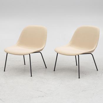 A pair of 'Fiber Lounge Chairs', Muuto, Denmark.