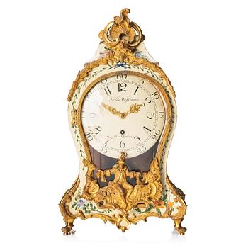 123. A Swedish 18th century Rococo bracket clock by H. Wessman, master 1787.