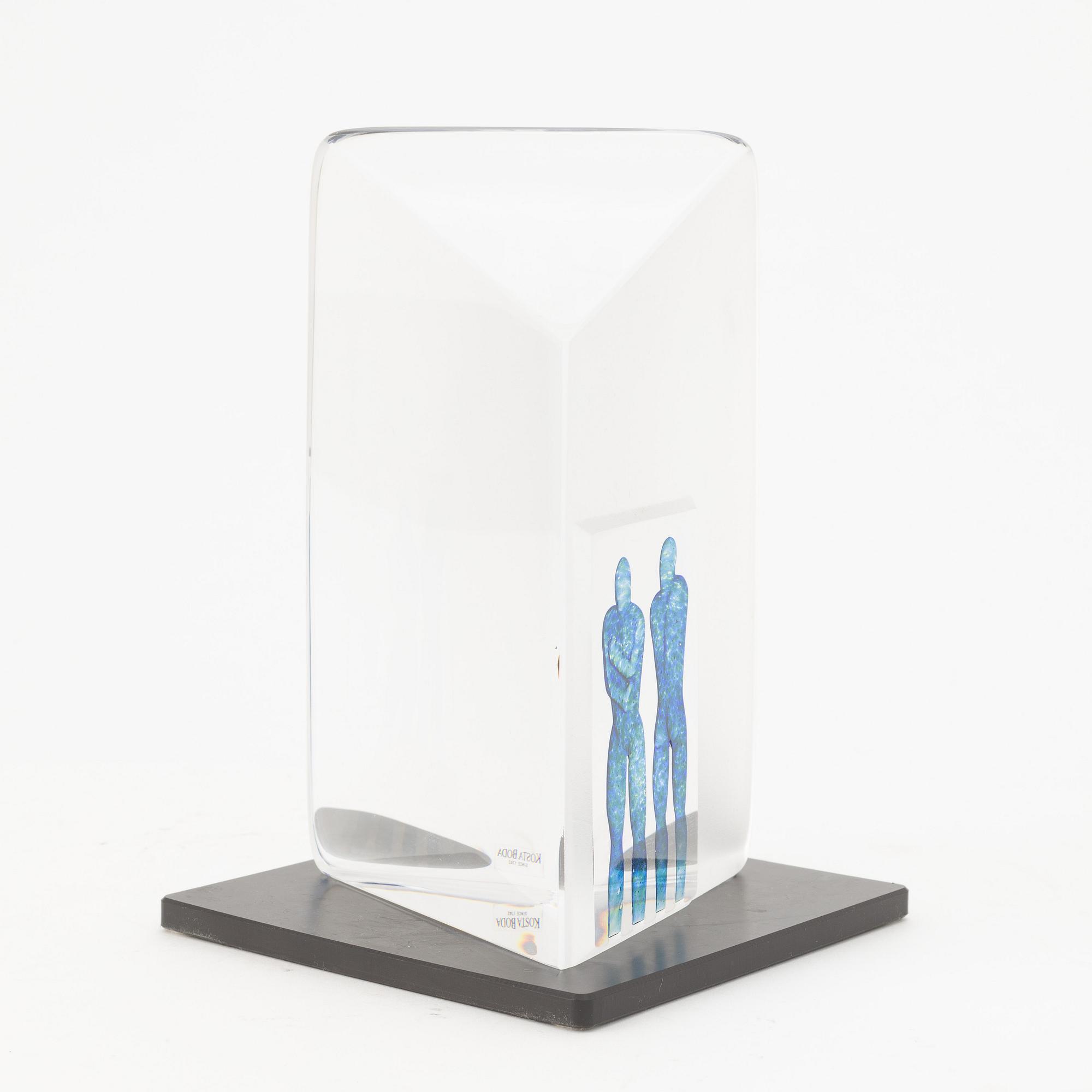 Bertil Vallien, glasskulptur, Kosta.