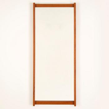 A 1960's 'Schlager'  teak mirror from Fröseke, AB Nybrofabriken.