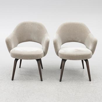 Eero Saarinen, chairs, a pair, "Executive Side Chair", Knoll, 21st century.