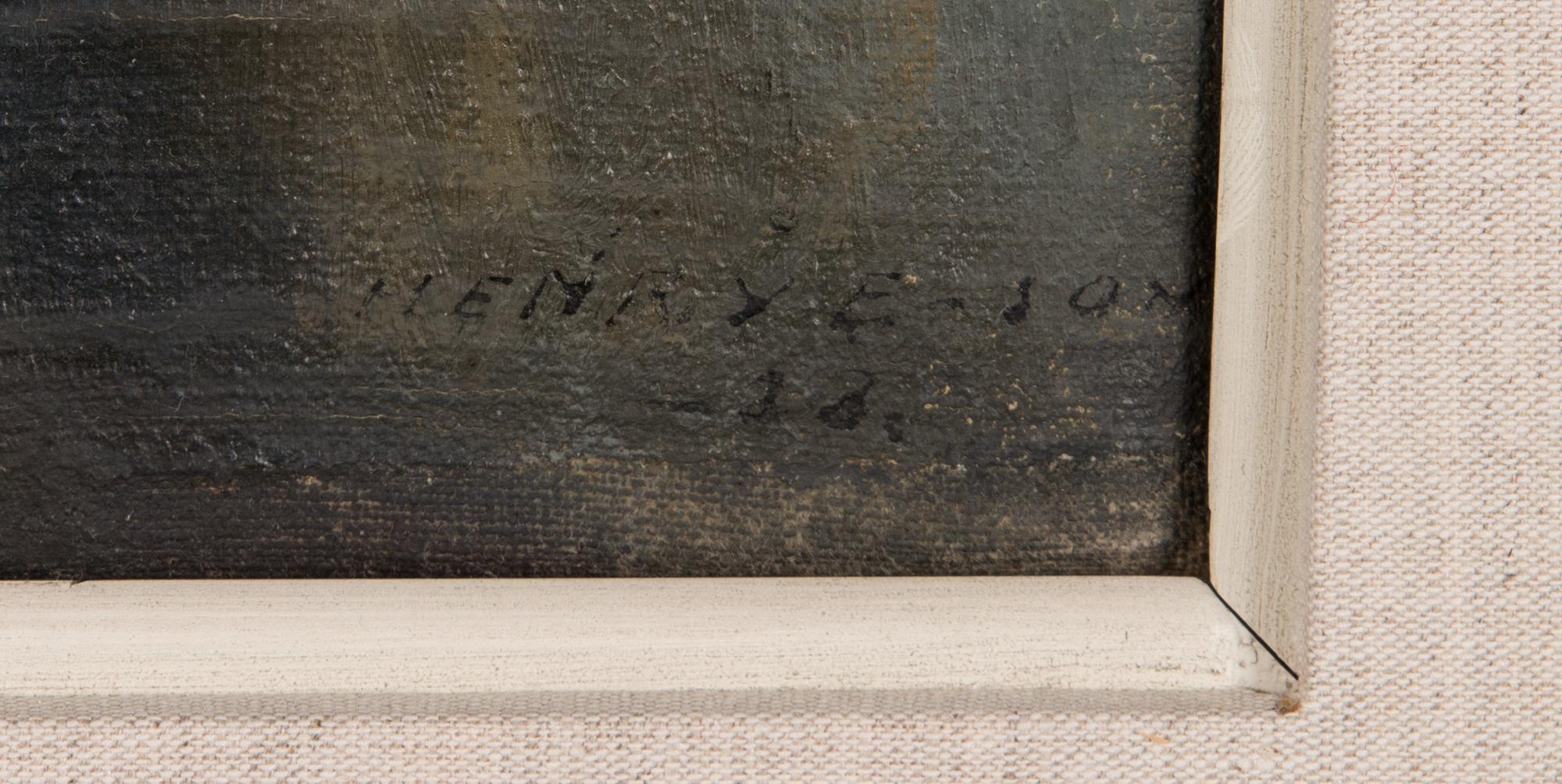 Henry Ericsson, oil on canvas, signed and unclearly dated.