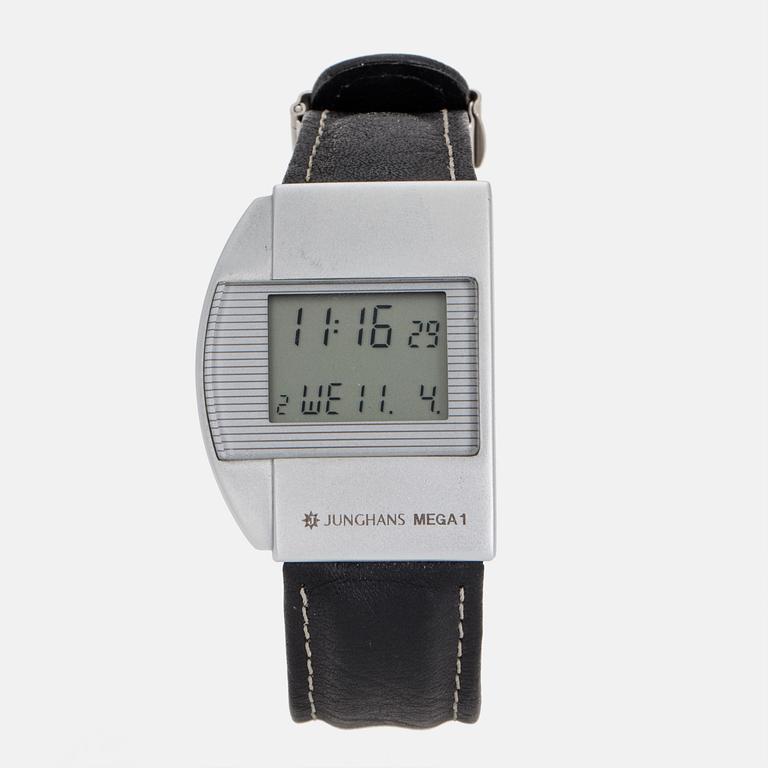 JUNGHANS, Mega 1, wristwatch, 43 x 33 mm.