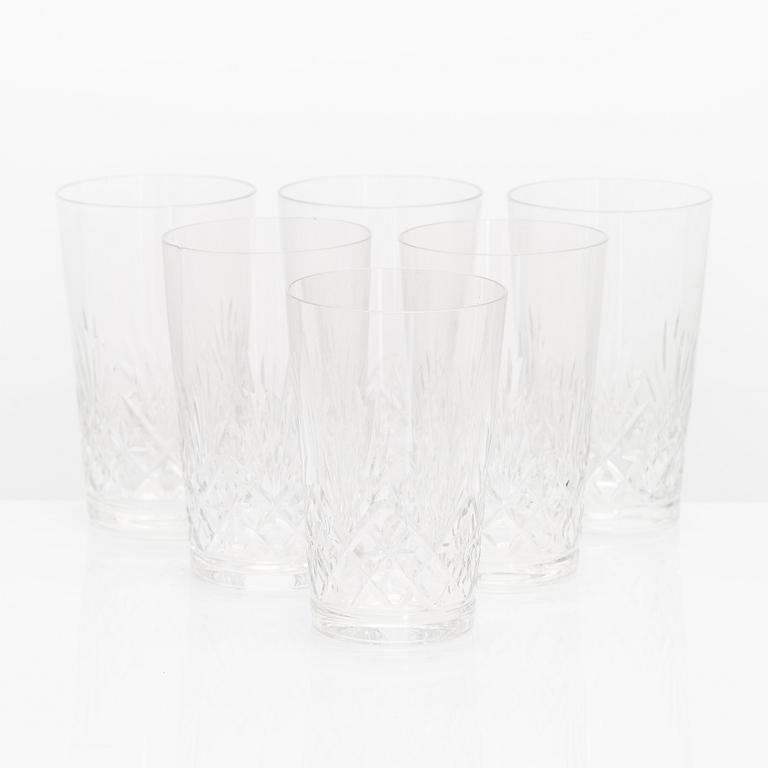 A 110-piece set of glassware from Riihimäen Lasi, Leo-, Yrjö and Aino series, mid- and latter half of the 20th century.