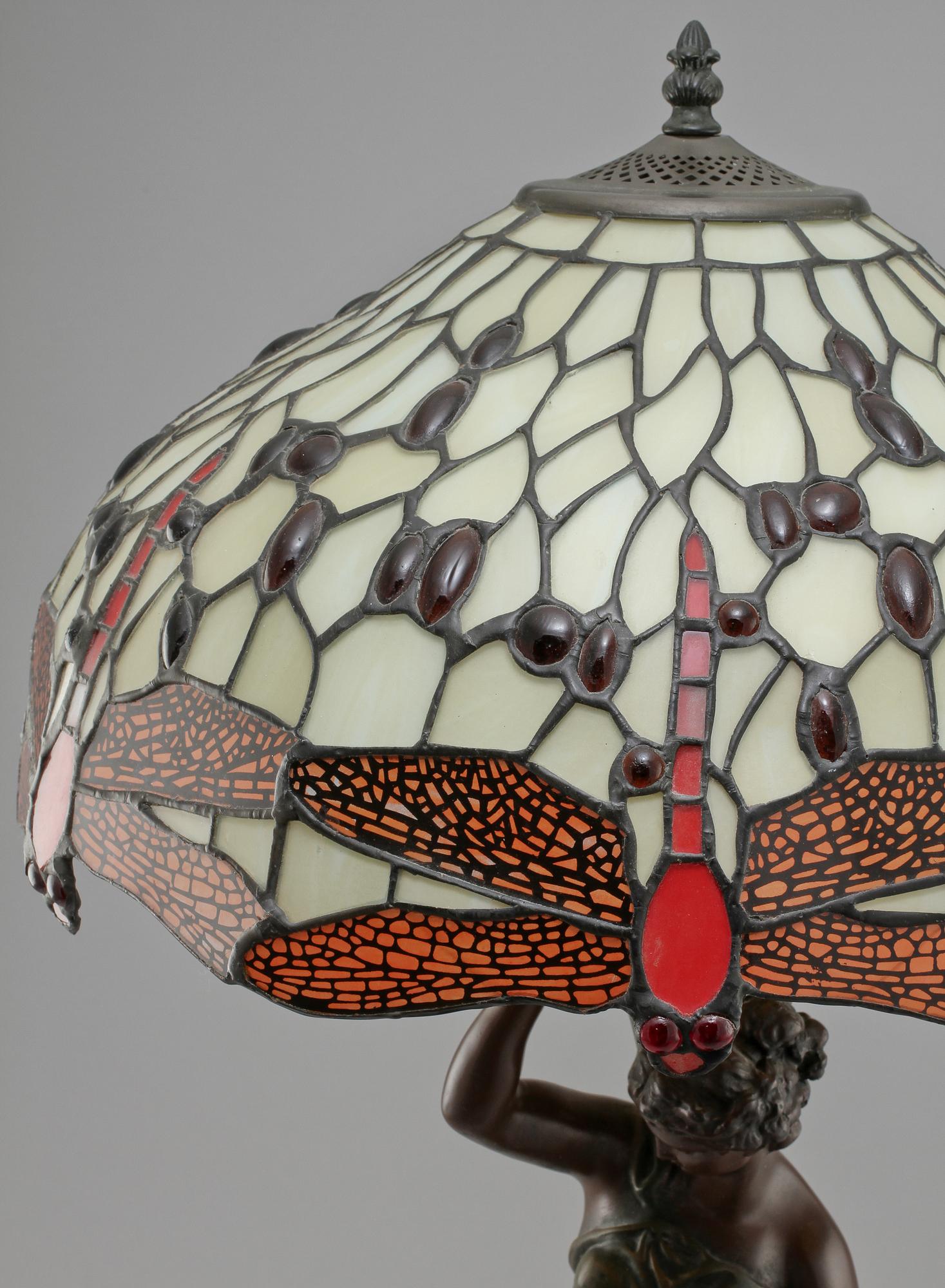 BORDSLAMPA, Belle Epoque-stil, 1900-talets andra hälft.