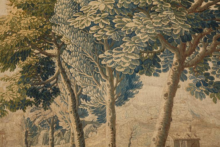Vävd tapet, "Verdure", gobelängteknik, ca 236,5-238,5 x 290-294,5 cm, Manufacture Royale d'Aubusson,