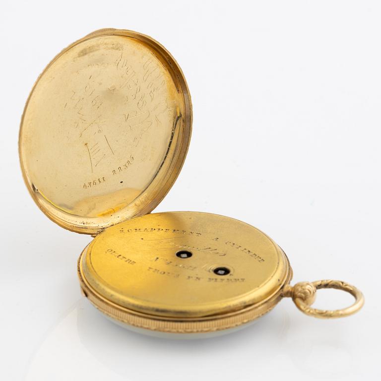 Pocket watch, 42 mm.