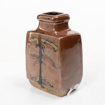Shoji Hamada, attributed to, A stoneware vase, Japan, 1960s.