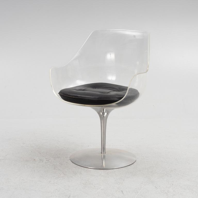 Erwine & Estelle Laverne, a "Champagne Chair", Formes Nouvelles, USA, 1960's.