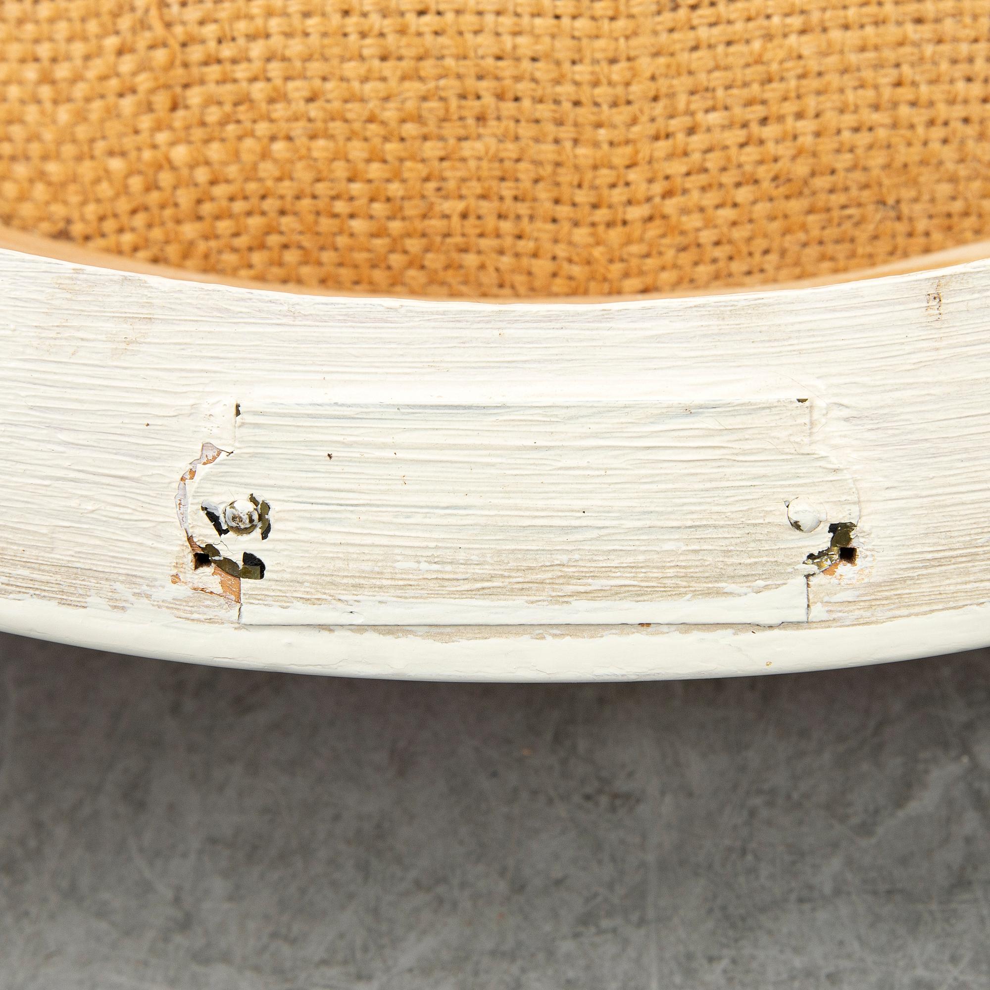 A set of 12 Swedish chairs, gustavian style, for NK (Nordiska Kompaniet), mid 20th century.