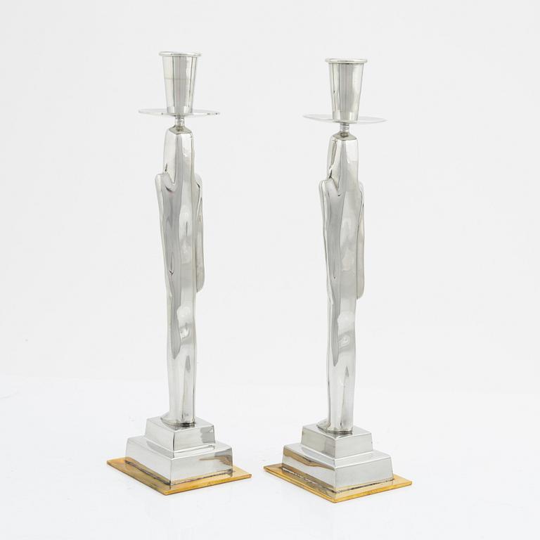 Edvin Öhrström, a pair of 'Egyptian' candlesticks, Svenskt Tenn, Stockholm 2015.