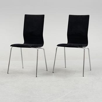 A set of six contemporary chairs, Klaessons Möbler, Tranås, Sweden.