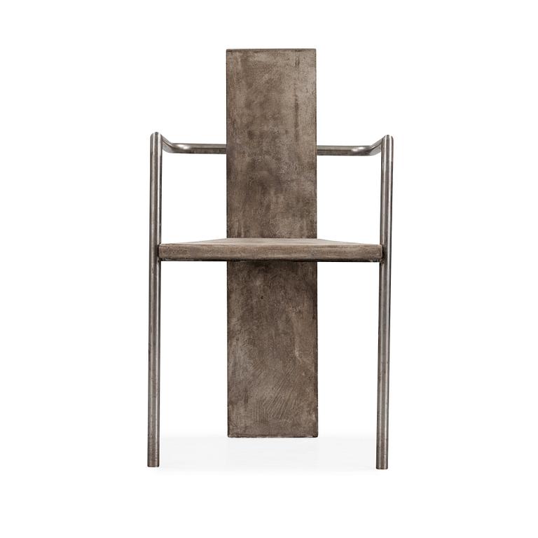 Jonas Bohlin, a 'Concrete' armchair, Källemo AB, Värnamo, Sweden 1981.