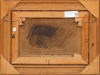 OKÄND KONSTNÄR, olja på duk, 1800/1900-tal.