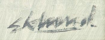 Bengt Eklund, oil on panel signed.