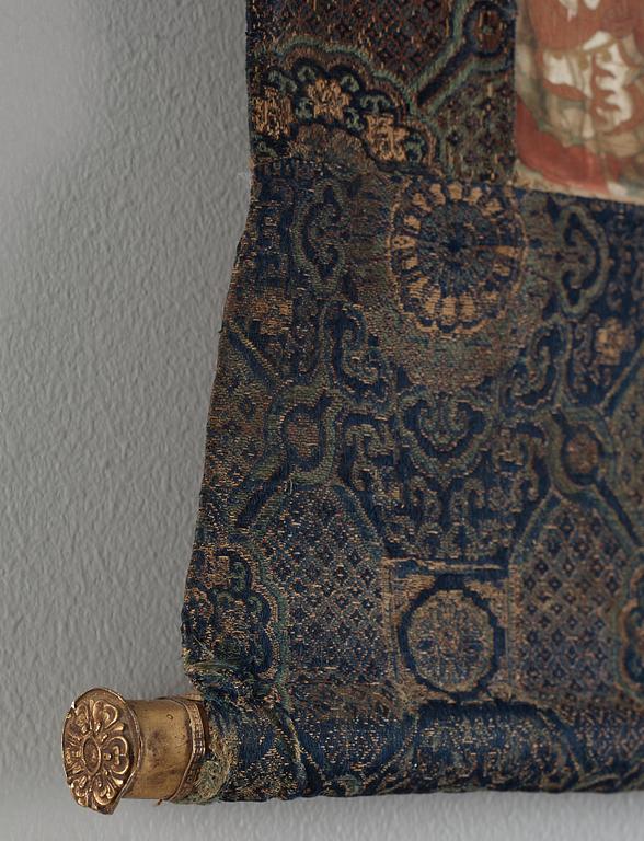 THANGKA, Tsong Khapa, tibeto-kinesisk, 1700-tal/tidigt 1800-tal.
