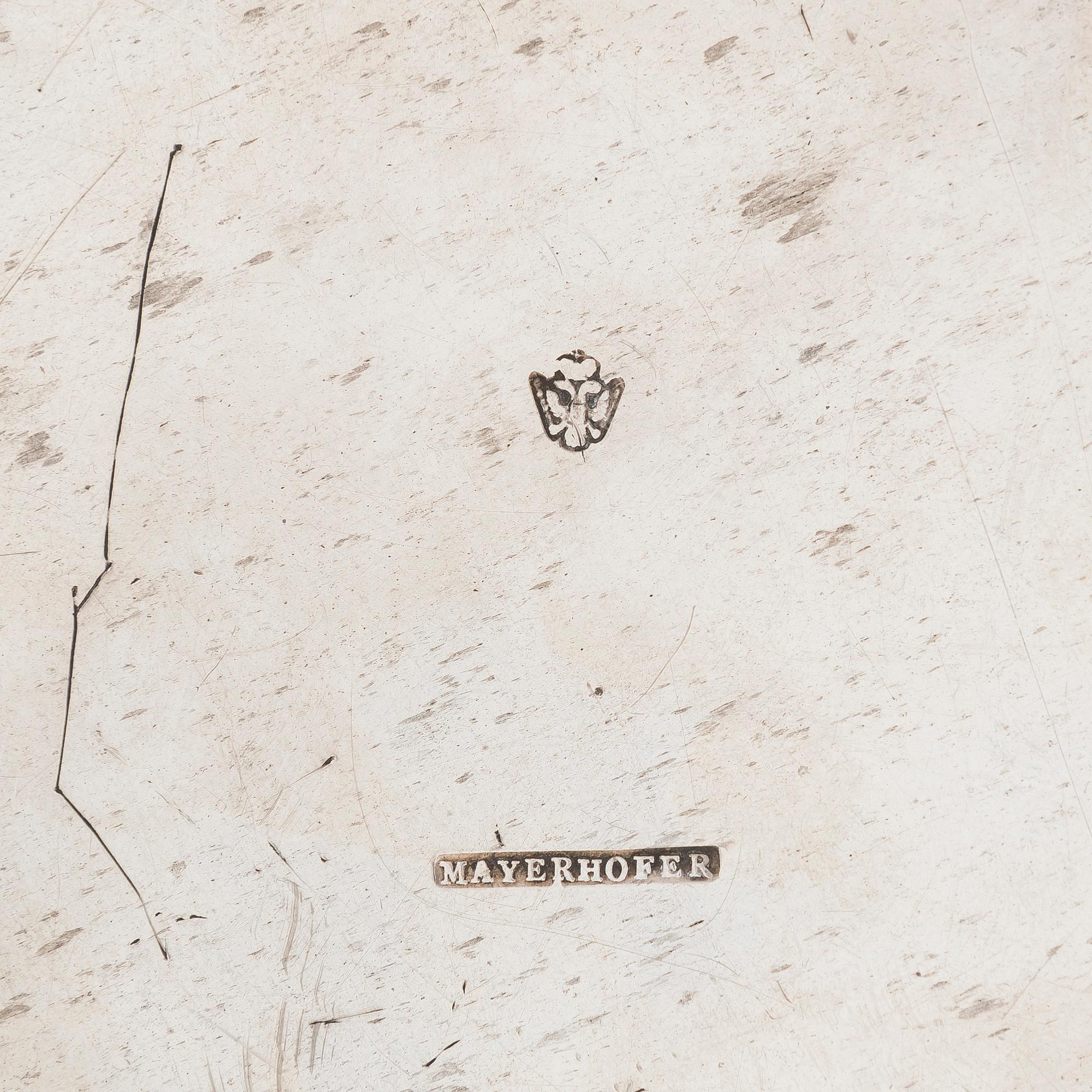 A Viennese silver plated champagne / wine cooler, from Mayerhofer, Austria.