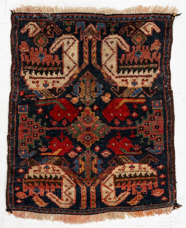 Saddlebag face Afshar, southeastern Iran, 50 x 44 cm.