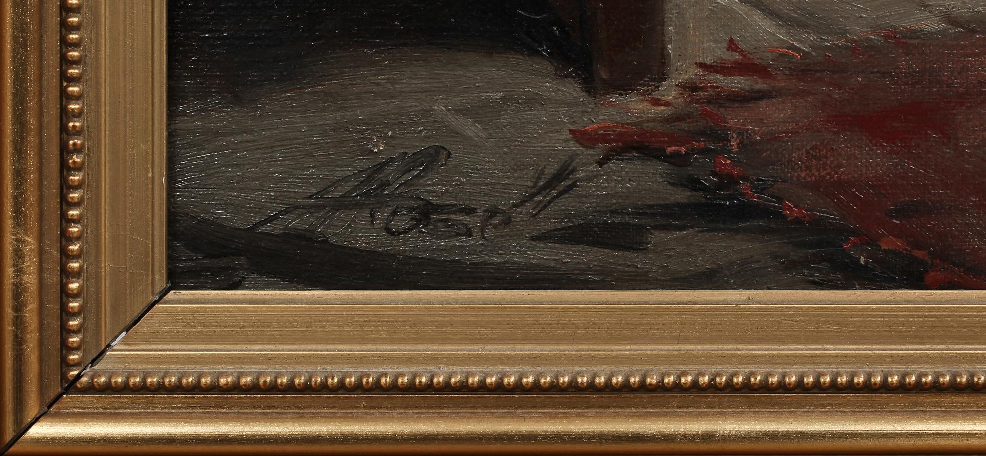 ALEXANDER ROSELL, olja på duk, sign.