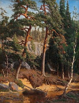 492. Fanny Churberg, IN THE FOREST.