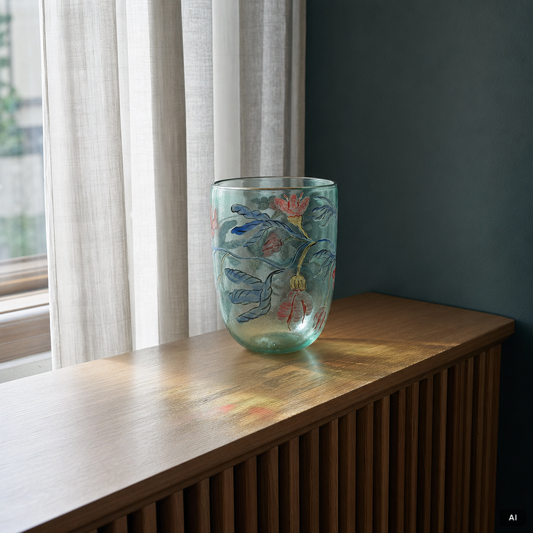 Ulrica Hydman-Vallien, vase, Boda Studio.
