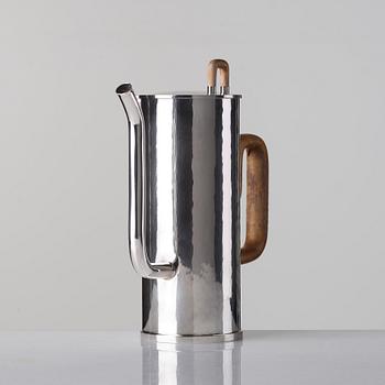 Sigurd Persson, kaffekanna, Stockholm 1984, smed Lars Munkhammar, sterling.
