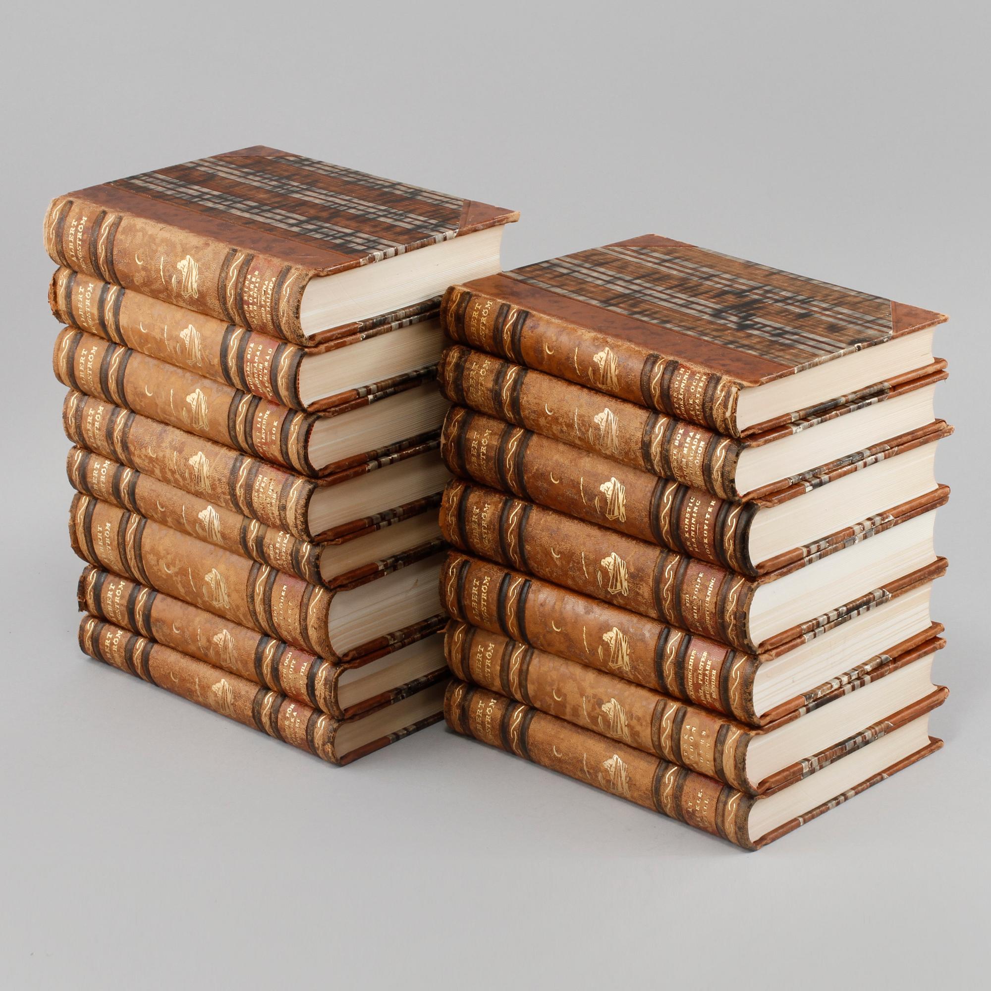 BÖCKER, 15 vol, Albert Engström. Albert Bonniers Bokförlag, Stockholm 1940-tal.