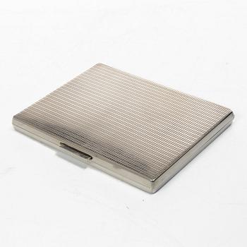 Cigarettetui, silver, GAB, Stockholm, 1951.